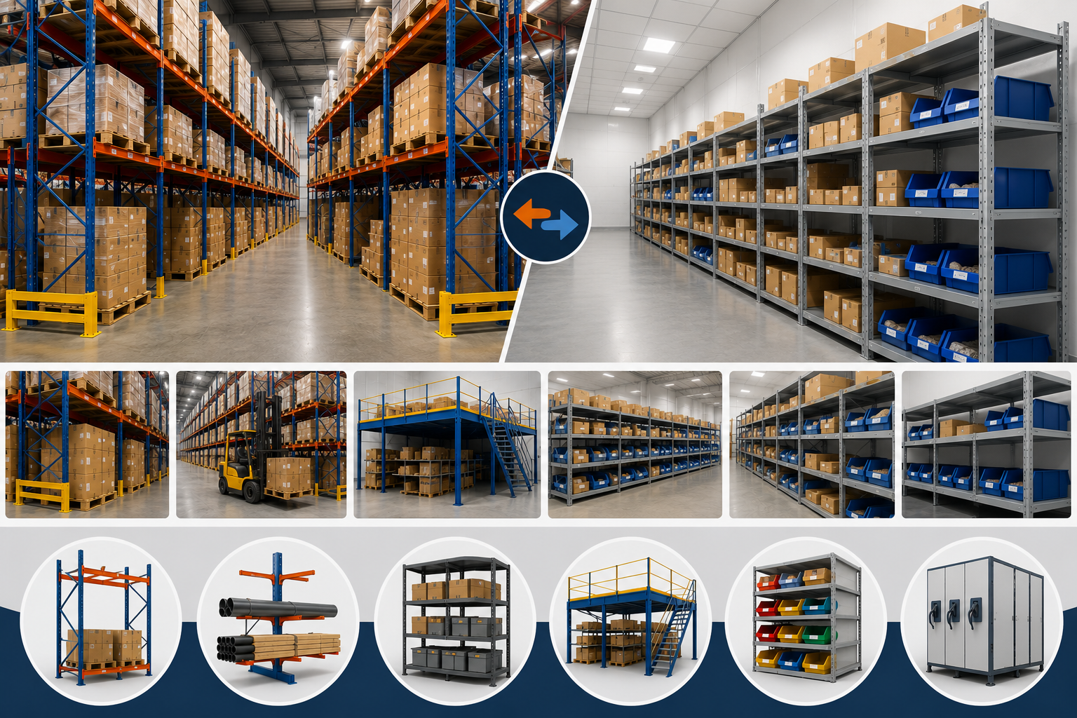 Warehouse shelving vs racking guide
